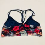 PINK - Victoria's Secret Victoria's Secret Pink Lace Bralette‎ Bra Racerback Unlined Size Small Tropical Photo 5