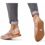 Sorel ‎ Sandals Ella Rose Gold Metallic Suede Leather Slingback Size 6.5 Photo 1