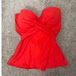 Coco reef Five Way Bra Sized Underwire Tankini Top in Classic Red,32/34D Photo 7