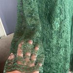 Women’s Green Lace & Chiffon 3 Piece Formal Pant Suit Mother of the Bride 16 NEW Photo 2