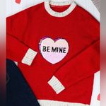 NWT Unisex Valentine's Day Be Mine Sweater Red Size 2X Photo 0