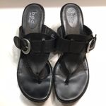 B.O.C. Women’s Black Leather Silver Photo 1