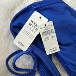 Aerie  Shine Rib Bikini Royal Blue Photo 4