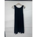 Wilfred Free  Trapeze Dress Women Medium Black Minimalist Witchy Gothic Preppy Photo 1