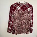 Catherines Catherine’s Button Down Shirt Red Plaid Handkerchief Back Photo 5