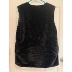 Ana & Kate Faux Fur Vest Sleeveless Zip Front Cozy Layering One Size NWOT‎ Black Size M Photo 4