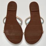 Frances Valentine Pink Chalk White Circle Slide Sandals Flat Shoes Size 8 Photo 6