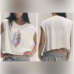 Free People NWT  FP Movement Inspire Logo Tank - white buti logo combo - Small Photo 1
