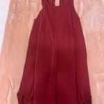 Maroon Tank Dress Red Photo 1