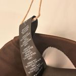 SKIMS SIGNATURE SWIM PLUNGE BIKINI TOP Large Cocoa NWT Photo 6