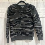 Barefoot Dreams CozyChic Seaside Crewneck Pullover Carbon Camo Photo 4