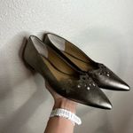 Ralph Lauren Allayana Flats Womens 10 Metallic Bronze Gold Pointed Toe Laser-Cut Photo 8