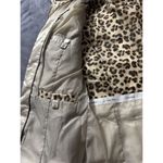 Calvin Klein  Women's Beige Faux Fur Hood Down Filled Puffer Coat Size‎ Small Photo 4
