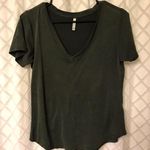 Z Supply Luxe V Neck Tee - Rosin Photo 0