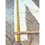 Just Black Womens Size 26 White High Rise Frayed Hem Cropped Jeans Photo 8