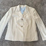 The Works Saks Fifth Avenue Women's Linen Blazer Jacket Career Size 16 Office Photo 0