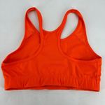 Victoria's Secret Pink by  VS Ultimate Orange Gold Logo Sports Bra Women's Size L Photo 4