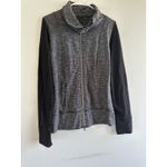 Lululemon Athletica 6 Gray Cowl Mock Neck Full Zip Fitness Yoga Jacket Outdoor Photo 1