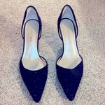 Caparros Capparos kitten heels black sequin pointed shoes size 8 Photo 0