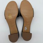 Mansur Gavriel Old Money Low Mule Sandals Block Heel Black Leather Minimalist 39 Size 9 Photo 3