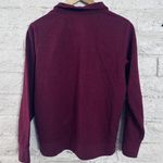 Eddie Bauer sweater color burgundy size M Photo 3