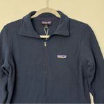 Patagonia NWT Nena Micro D 1/4 Zip New Navy Blue Size XS Photo 3
