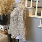 Free People Dylan Tweedy Chunky Knit Confetti Cowlneck Sweater Size Small Photo 3