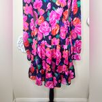 Miami NTM: Francesca’s Collection Mi Ami Vibrant Floral Tiered Mini Dress Sz Small Photo 3