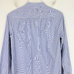 Entireworld Striped Long Sleeve Shirt Dress Mini Cotton Blue White Size XS EUC Photo 6