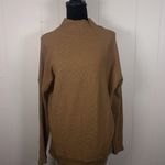 Free People  We The Free Cognac Long SLeeve Tunic oversized sweater Xs Mock Neck Photo 0