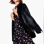 Nic+Zoe Tiered Long-Sleeve Dress w/Mandarin Collar, Black Multi, Size L NWT $188 Photo 1