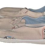 Hey Dude  Wendy Snake Linen Coffee Slip On Loafer Comfort Shoes Women’s size 7 Photo 0