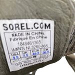 Sorel  Out N About Plus Walking Leather Sage Green Sandals size 9.5 Photo 8