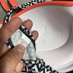 NWOT Coralish Pink, Black, and White Printed Bikini Top and Bottoms Size XL Multiple Photo 3
