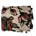 Lane Bryant Women's Floral Rectangle Scarf Wrap Multicolor Spring Photo 2