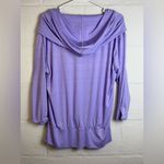 Adidas Woman’s Lilac Purple Casual Lightweight Cozy Chic Athletic Shirt Sz Large Photo 4