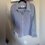 Solid & Striped  Blue and Green Striped Shirt Photo 1