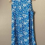 Draper James NWT  Ruffle Nightie In Blue Shadow Floral Photo 3