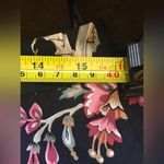 Talbots Silk Wool Blend Straight Crop Asian Oriental Art 2 Wear Pants Photo 9