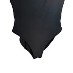 Aerie  Women’s Sz M Full Coverage One Piece Black Swimsuit Strappy Open Back Photo 1