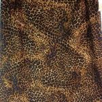 Briggs New York Briggs 10P Brown Black Leopard Mini Skirt Petite Photo 0