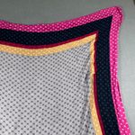 Banana Republic Factory Viscose Box Scarf 36" x 42" Soft Multicolor Scarf Pink Photo 3