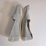 Toms  Drizzle Grey Metallic Woven Shoes Size 10‎ Photo 2