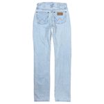 Wrangler Women’s Slim Fit Cowboy Cut Jeans Light Blue Wash High Rise LONG 7 x 36 Photo 2