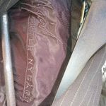 Peter Nygard  10 Workwear Brown Lime Pinstripe Pants Suit Photo 6