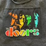 Via Penny Lane Reworked Apparel | The Doors Lace Up Hoodie Sweater Medium Gray Photo 5