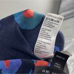 Topshop  Abstract Floral Print Navy Pants Size 6 Photo 5