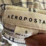 School girl beige , white and black plaid skirt Tan Photo 6