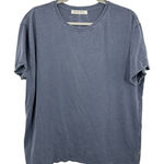 We The Free  Gray Washed Cotton Crew Neck Short Sleeve T Shirt Size Small Photo 0