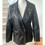 Princess Polly  Faux Leather Ellen Double Breasted Jacket Photo 1